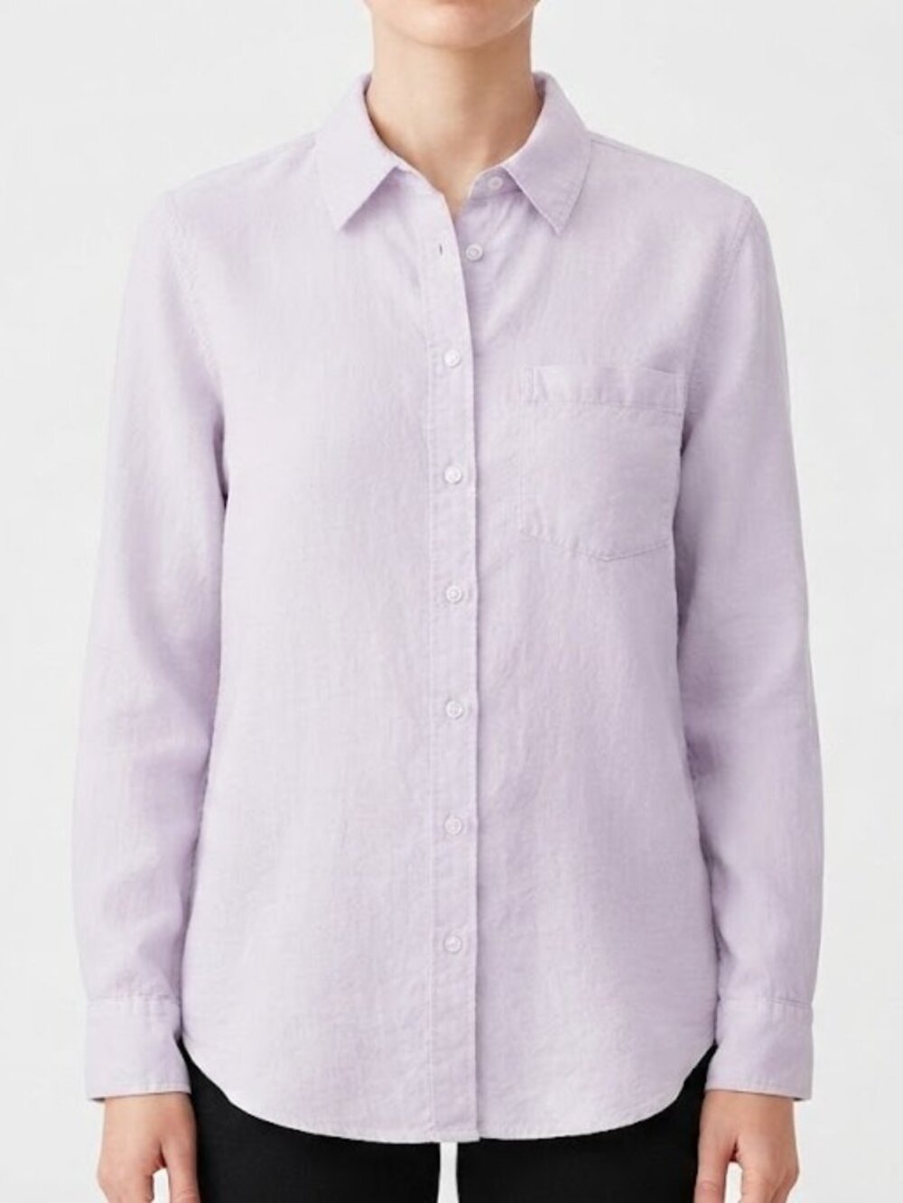 Lavender Long Sleeve Button-Down Shirt